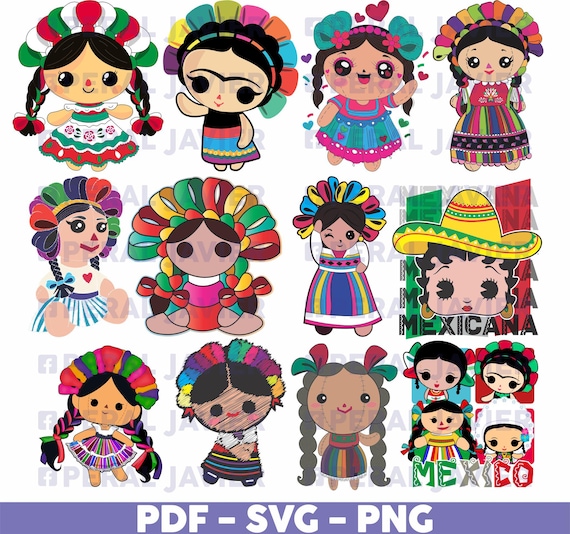 De Cruz MuÃ±ecas De Trapo Mexicanas Muñeca MuÃ±ecas Mexicanas En