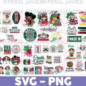 60 Vectores Viva Mexico !  Mes Patrio Plantillas ideales para sublimacion DTF etc