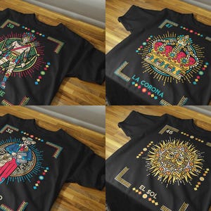 Cartas Loteria mexicana en PNG - Plantillas Diseños para playeras DTF