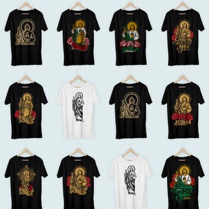 10 PNG Templates - Vectors - PDF San Judas Tadeo - Religious - Sublimation - DTF