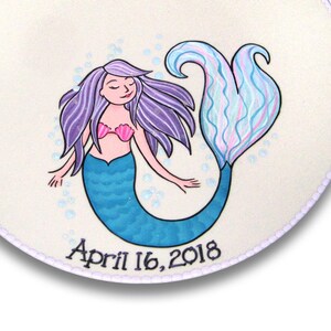 My Little Mermaid Birthday Signature Plate / Guest Book Alternative