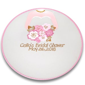 Wedding Dress Bridal Shower Guest Signature Plate / Guest Book Alternative image 1