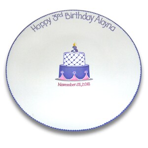 Princess 1st Birthday Signature Plate image 3