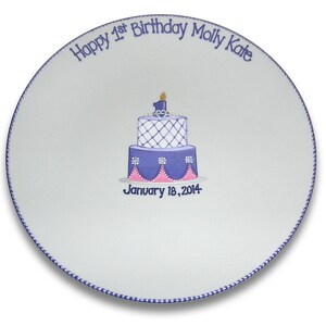 Princess 1st Birthday Signature Plate image 4