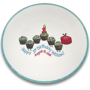 The Very Hungry Caterpillar Inspired 1st Birthday Signature Plate / Guest Book Alternative image 1