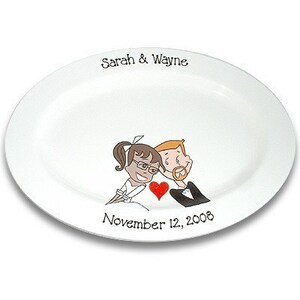 Starry Eyed Couple Guest Signature Platter / Guest Book Alternative image 2
