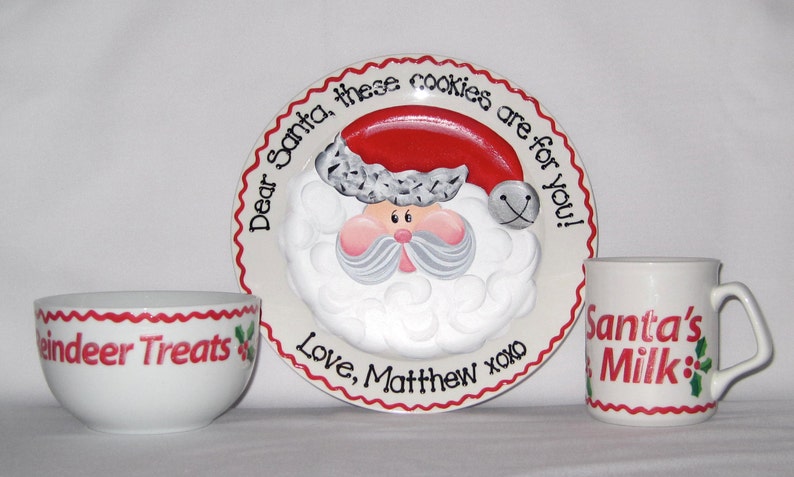 The Ultimate Cookies for Santa Plate, Mug and Reindeer Treats Bowl Set image 3