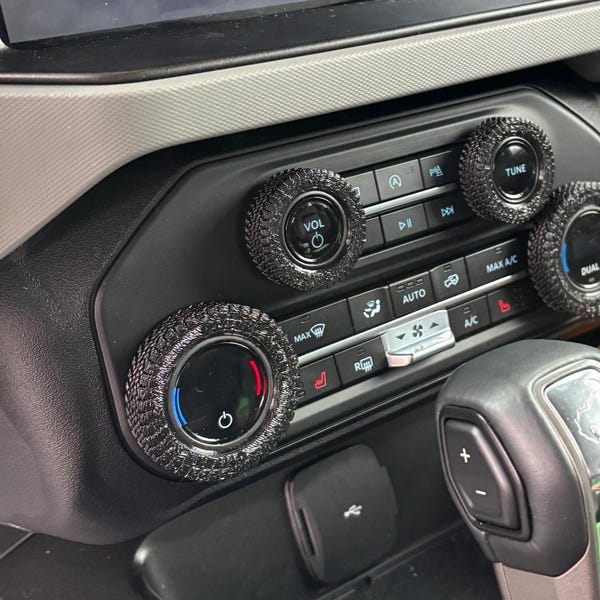 Custom Knob Covers – Ford Bronco 2021-2026