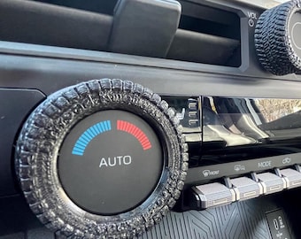 Custom Knob Covers – Toyota Tacoma (14” Display) 2024-2026