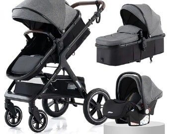 Luxury baby stroller 3 in 1