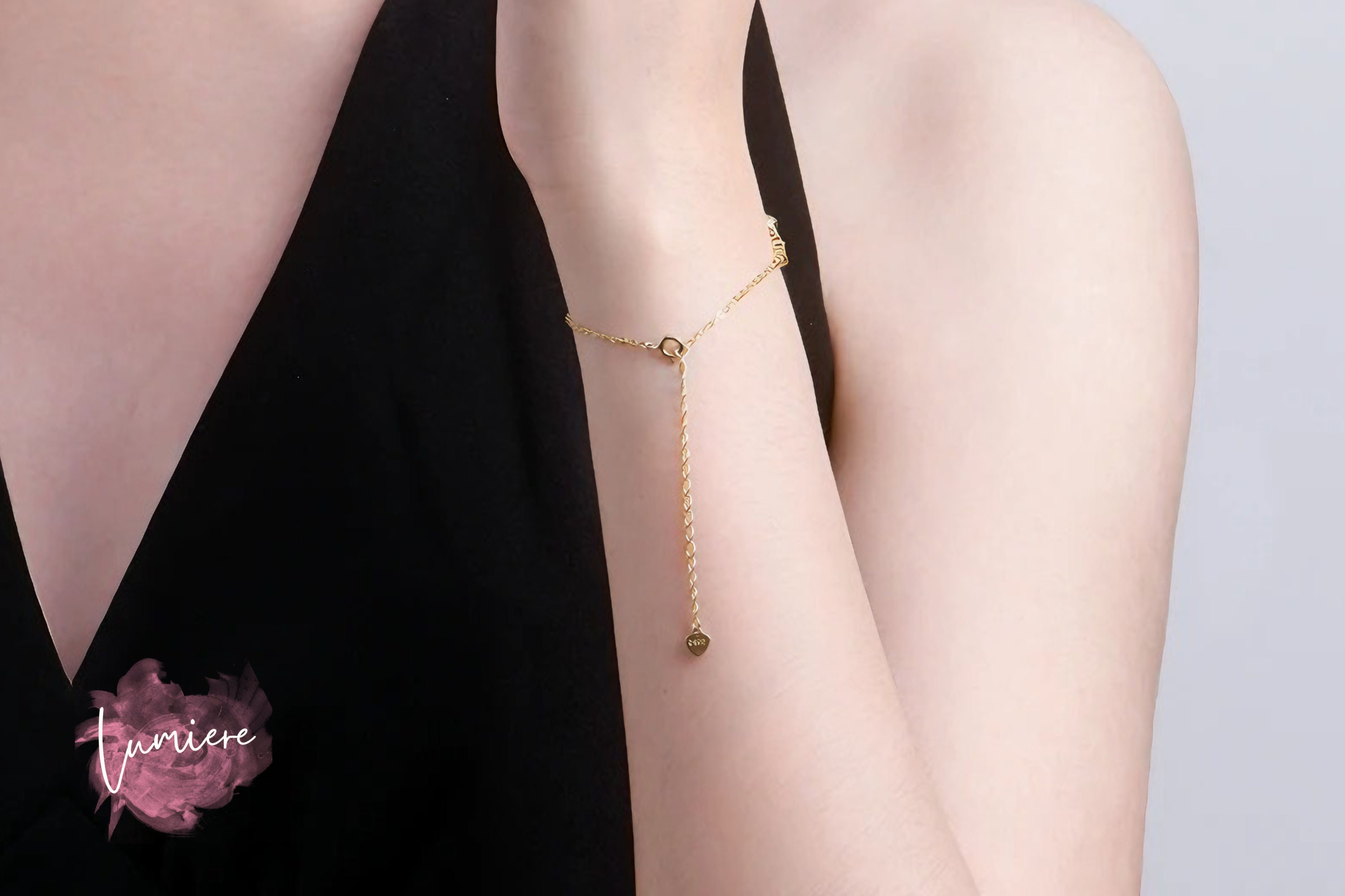 Flower Bracelet, Moissanite Bracelet, Dainty Bracelet