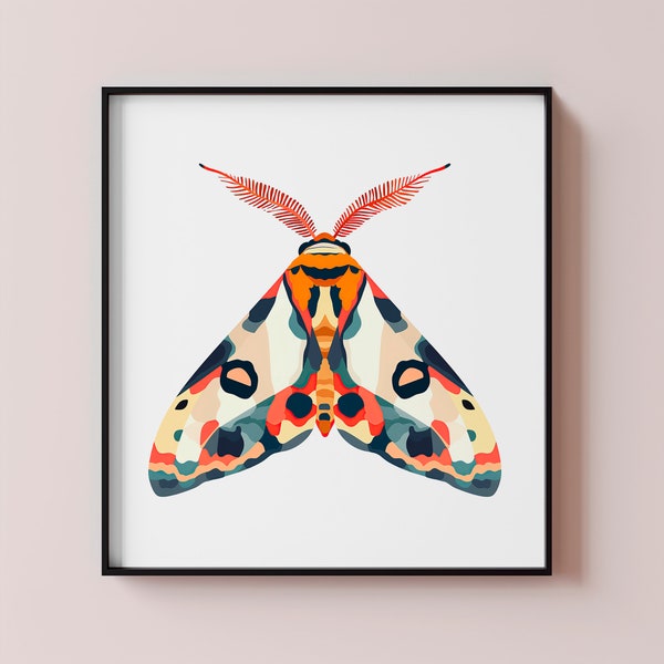 Vibrant Butterfly Blis | Digital Download | Colourful Digital Art | Insect Illustration