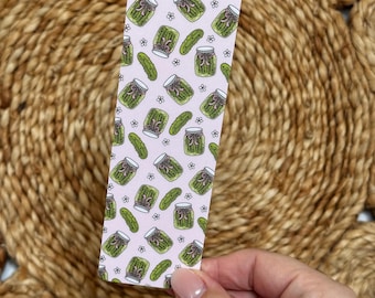 Pickle Bookmark Pickle Lover Laminated Bookmark