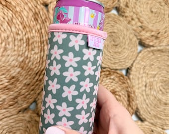 Daisy Slim Can Sleeve / Fits 12 oz Cans / Energy Drinks and Seltzers/ Skinny Can