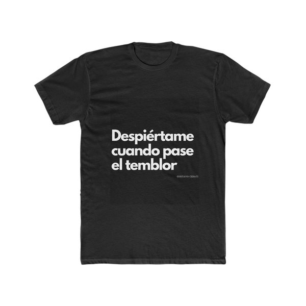 El temblor - Men's Cotton Crew Tee