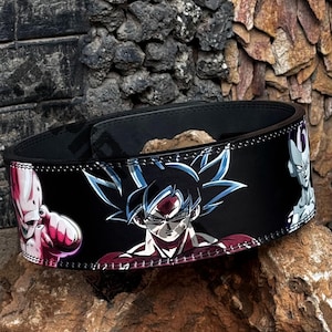 Dragon Ball Z Anime Weightlifting lever belt | Powerlifting anime lever belt | Goku Lifting belt Anime Gym Belt, Goku Weightlifting belt