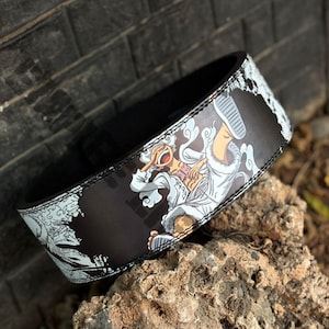 Luffy Anime Lever Lifting Belt , Anime Powerlifting Belt , Anime gym Belt , Anime Lever Belt , Anime Lifting Belt , Weightlifting Belt