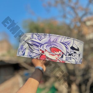 Goku Anime Lever Belt: Custom Leather Weightlifting Gym Belt