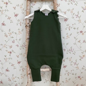 Saco de dormir infantil Oeko-Tex 100% orgânico com pernas, saco de dormir infantil com pernas, pijama infantil; macaquinho de dormir para criança