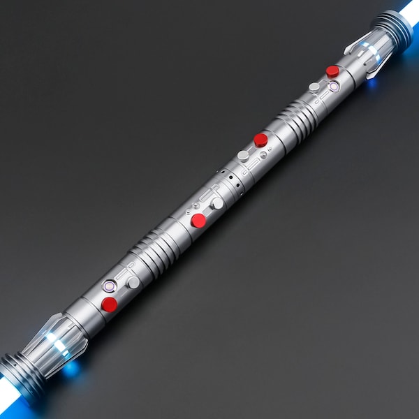 Original darth maul Lightsaber SN-Pixel V4, darth Maul Double ended Lightsaber SRGB, Bluetooth Support, Heavy Dueling, Smooth swing, GIFT