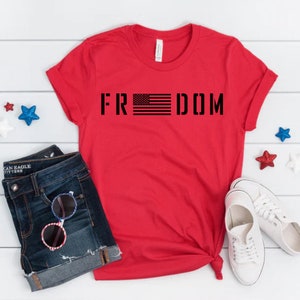 Freedom Flag Shirt, Military Shirt, Army Shirt, Patriotic Shirt, American Shirt, USA Shirt,