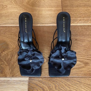 Schwarze Orchidee Blumen Heels *LIMITED EDITION* Style 1