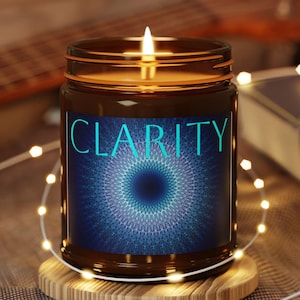 Motivational Inspiring Candle, Clarity Candle Gift, Spiritual Gifts Candle, Relaxing Gift, Empowerment Candle, Spiritual Intention Candle