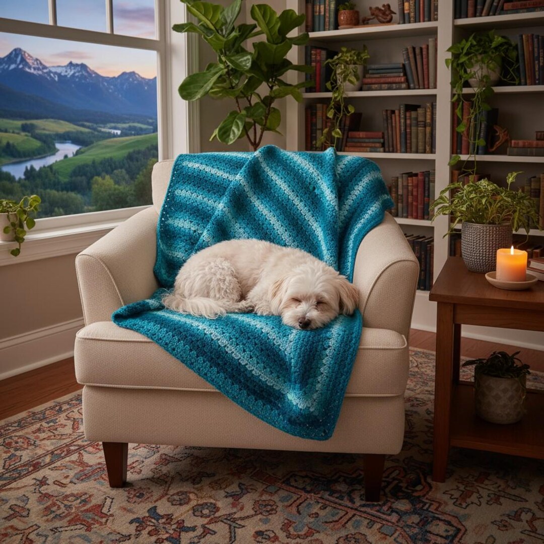 Extra Large Crochet Dog Blanket Pattern, Sacred Harmony Collection (PDF ...