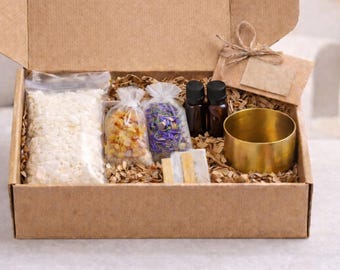 DIY Soy Candle Making Kit | Crystal Decor, Scandinavian Fragrance