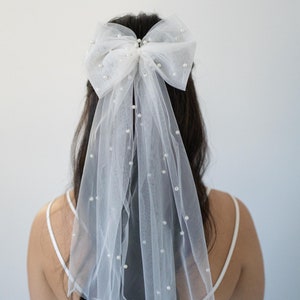 PEARL HAIR BOW - Perlen besetzte Haarschleife, Haarschleife für Mädchen, Haarschleife für Frauen, niedliche Haarschleifen, Perlenperlen-Haarschleife, Haarschleife für Braut