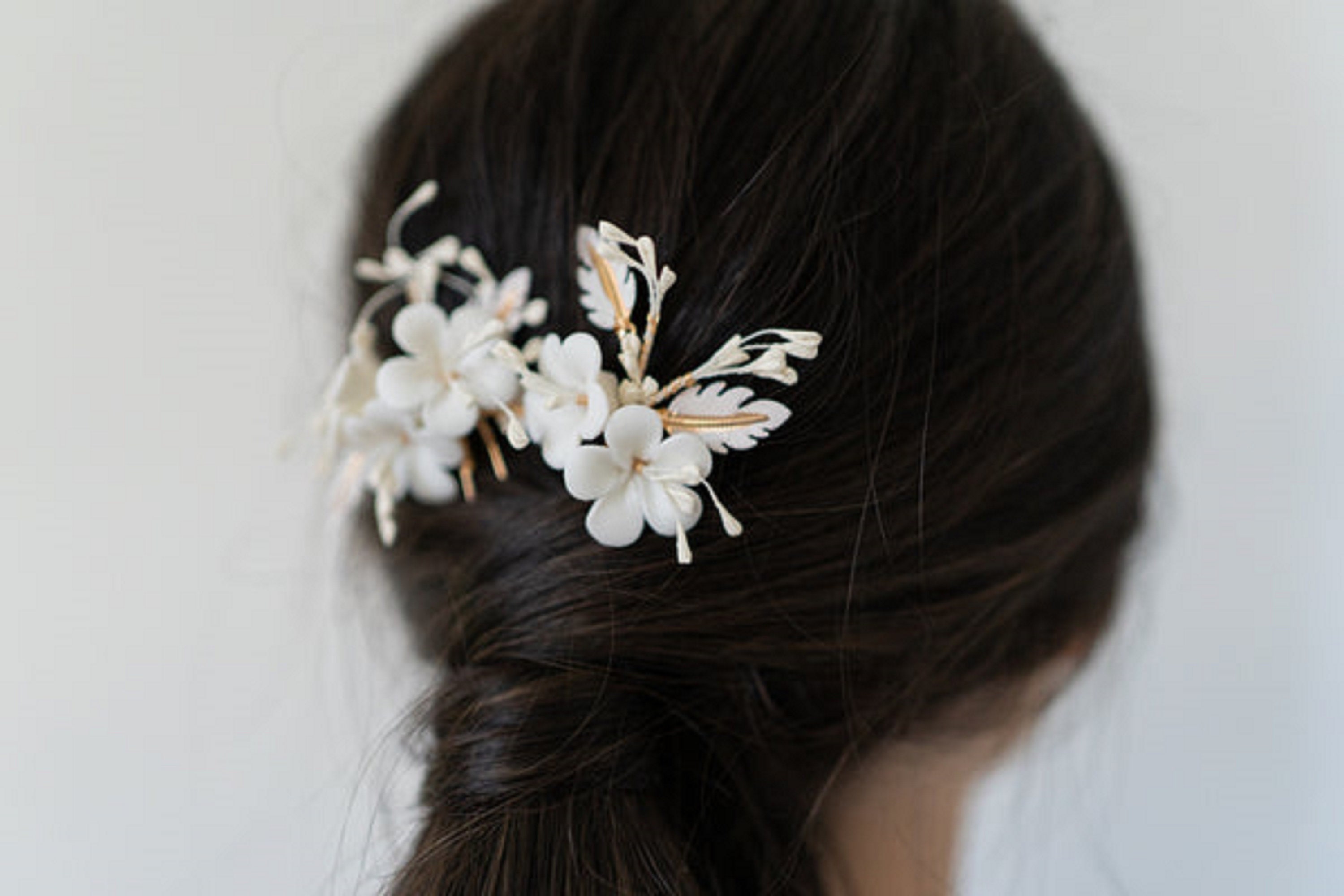 Abbi Hair Pins Cherry Blossom Hair Prong – Avigail Adam main image 2