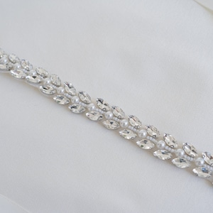 WOMEN WEDDING BELT - Pearl Rhinestone Belt, Fashion Wedding Belt, Women Bridal Belt, Party Evening Prom Waistband, Bridal Wedding Belt Gift