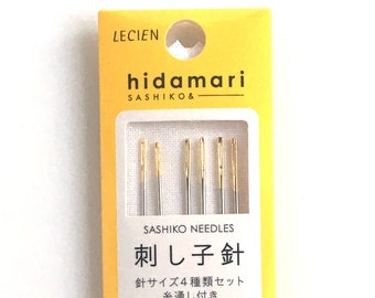 Lecien Hidamari Sashiko Needles: Large Eye Hand Sewing Needles