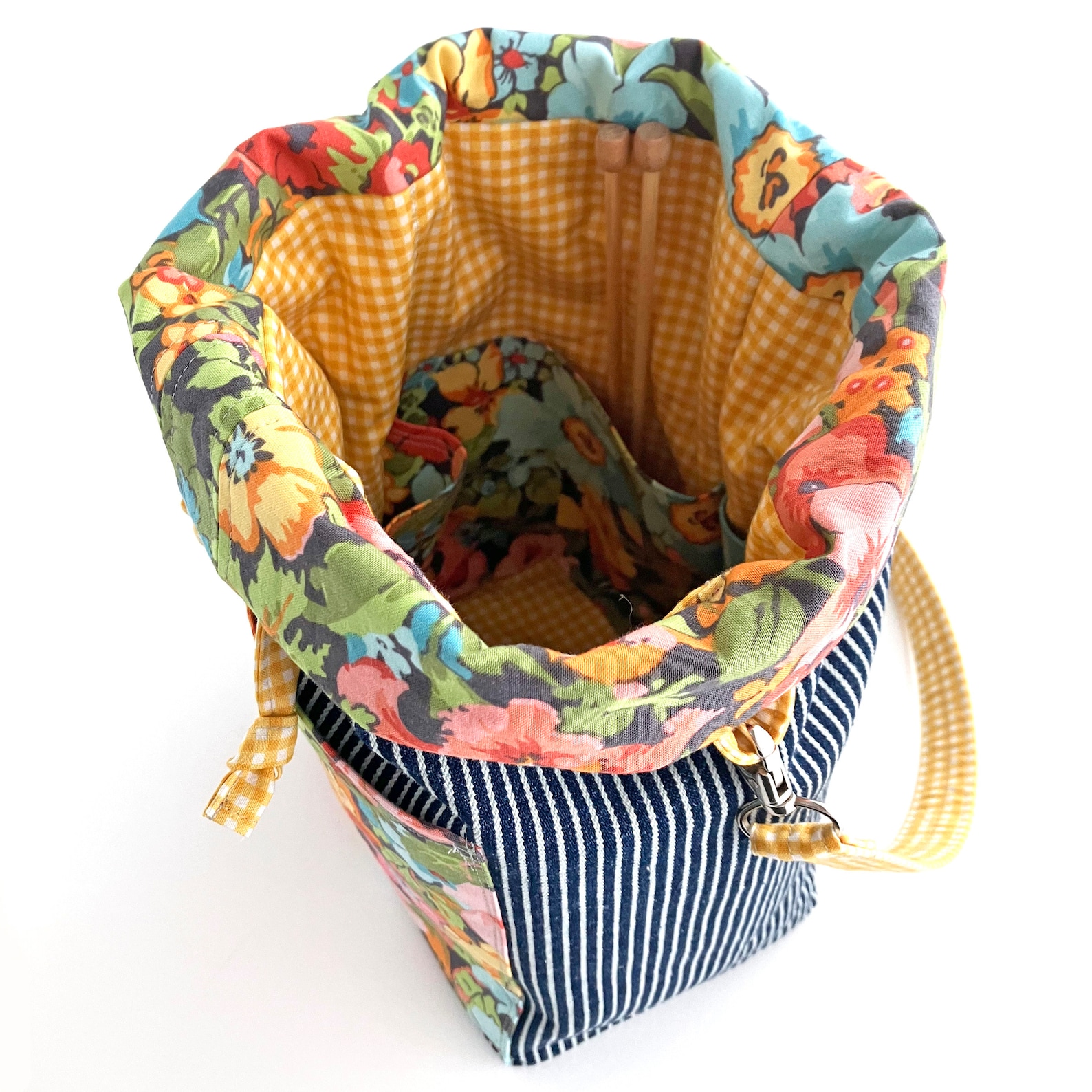 Crossbody Drawstring Project Bag PDF Sewing Pattern digital - Etsy