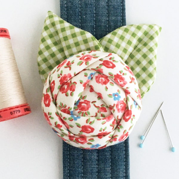 Rose Pincushion Etsy