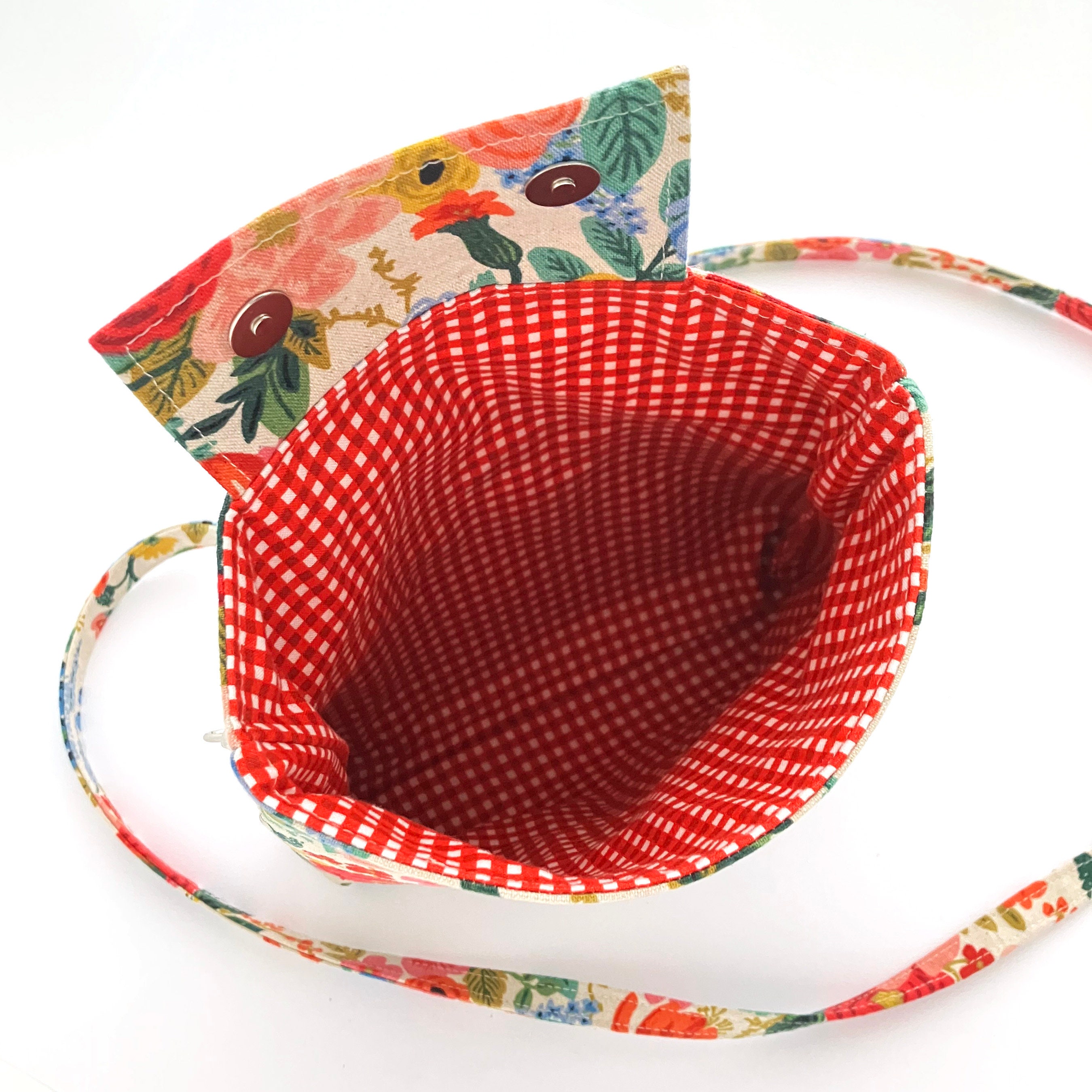 ★MEENDERI★(HANDMADE) FABRIC KNOT CROSS BAG - RED★正規品 Needleworks Studios Bandana Patchwork Sacoche Bag