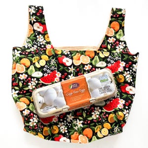 Grocery Bag PDF Sewing Pattern (Digital Delivery): Beginner friendly ...