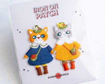 Kitty Friends Iron On Patch