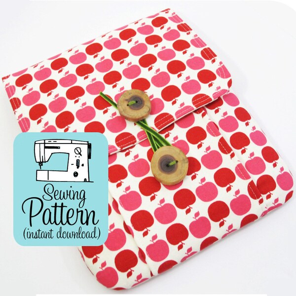 Idea Pouch PDF Sewing Pattern | Sewing Project to Make Journal or Notebook Cover | Sewing Instructions for Tablet Computer Sleeve