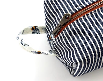 Denim Box Pouch