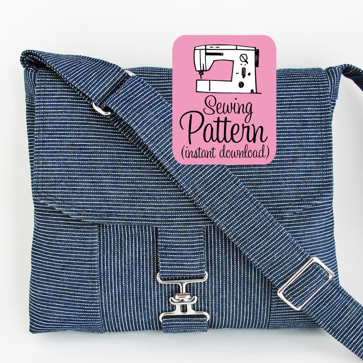 Messenger Bag PDF Sewing Pattern Intermediate sewing project Etsy