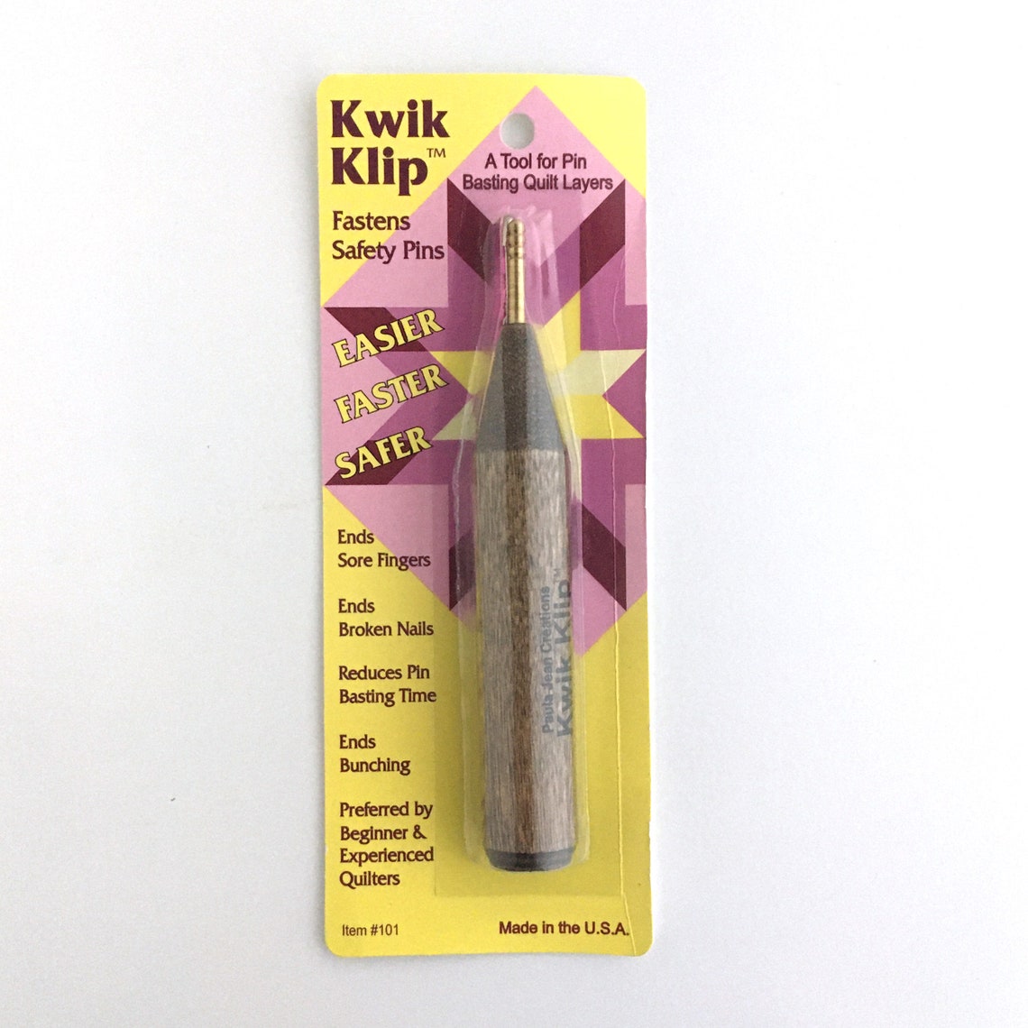 Kwik Klip Tool Safety Pin Fastener Tool for Pin Basting Etsy