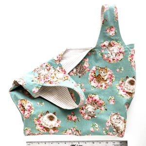 Grocery Bag Sewing Pattern PDF: Reversible Market Tote in Three Sizes ...