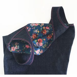 Grocery Bag Sewing Pattern PDF: Reversible Market Tote in Three Sizes ...