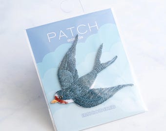 Barn Swallow Iron On Patch
