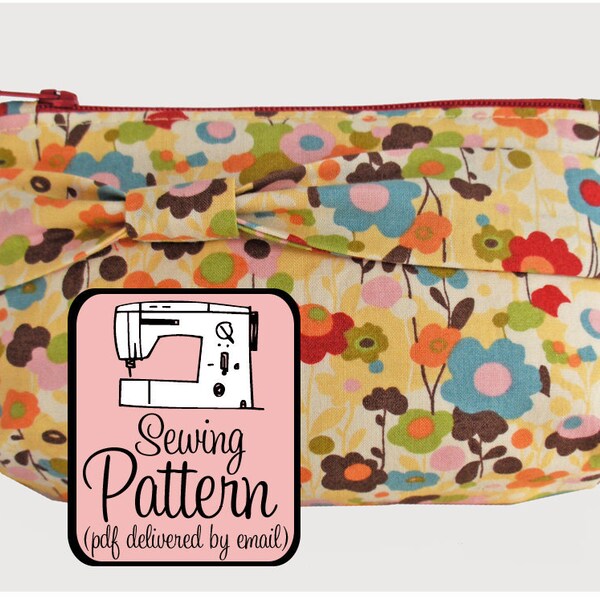 Sewing Pattern to Make Zip Clutches - PDF (Email Delivery)