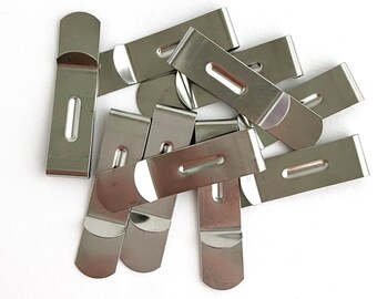 Bolt Buddies: (10) Stainless steel bolt clips for fabric organization and storage or to use as quilt binding clips.