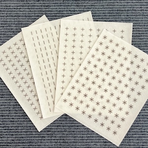 1 Sheet Daily Use Delicate Pattern Water Soluble Embroidery Paper