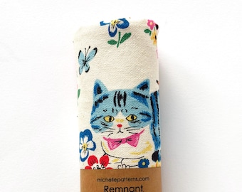 Kokka Cat Fabric Remnant