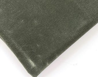 Waxed Canvas Fabric Hunter Green